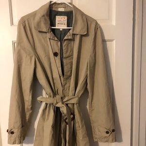 J.Crew Khaki Trench Coat